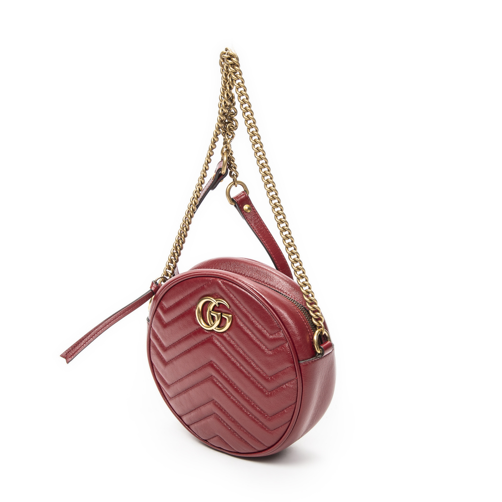 Gucci Mini GG Marmont Round Crossbody - Picture 2 of 10